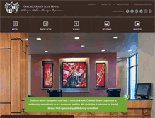 Tablet Screenshot of chicagosouthloophotel.com